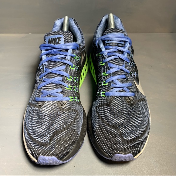 Nike Air Zoom Structure 18 Blue Running Shoes Women's 683737-402 - Picture 3 of 9